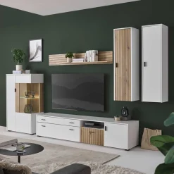 Best Design Wohnwand Saladd Wohnwand 300 Cm|Moderne Wohnwände