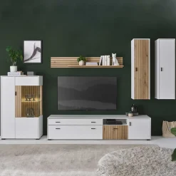 Best Design Wohnwand Saladd Wohnwand 300 Cm|Moderne Wohnwände