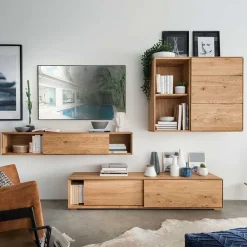 Design Wohnzimmerwand Rennia Moderne Wohnwände|Wohnwand 300 Cm