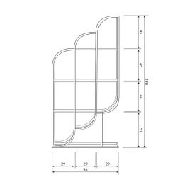 Hot Design Wohzimmer Regal Gamma Wohnzimmerregale|Standregale