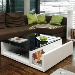 Discount Designcouchtisch Omarai Glastische