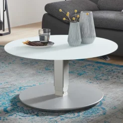 Hot Designcouchtisch rund Ulian Wohnzimmertisch|Glastische