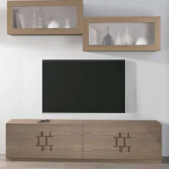 New Designer Wohnwand Daifuna Moderne Wohnwände|Massivholz Wohnwände