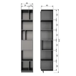 Sale Designer Wohnwand Vreino Wohnwand 350 Cm|Moderne Wohnwände