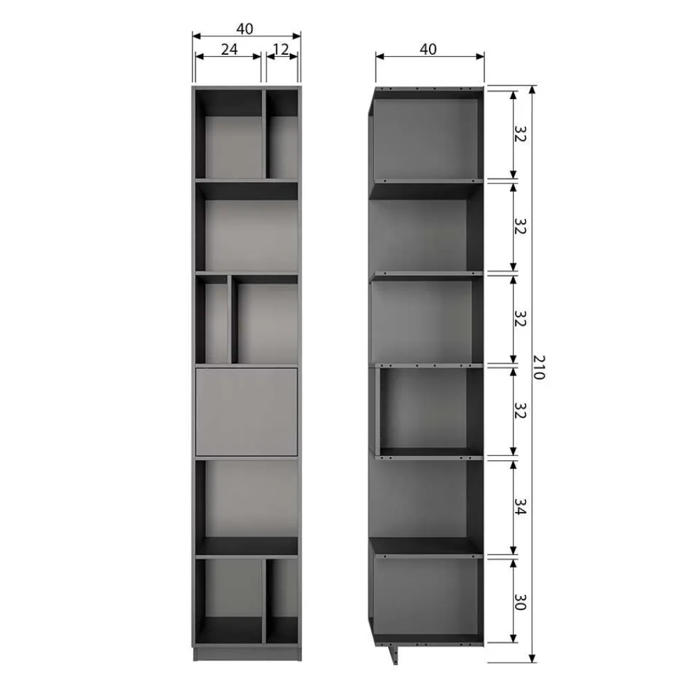 Sale Designer Wohnwand Vreino Wohnwand 350 Cm|Moderne Wohnwände