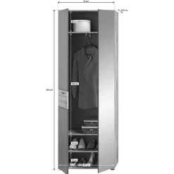 Dielenkleiderschrank Onlio*Pharao24 New