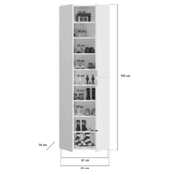 Dielenkleiderschrank Ridonner*Pharao24 Best