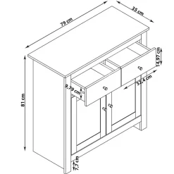 Clearance Dielenkommode Vulima Flurkommoden