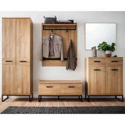 Discount Dielenmöbel Set Apyras Garderobensets