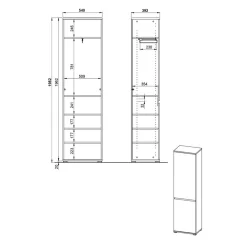 Clearance Dielenschrank Sveralda Dielenschränke