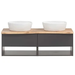 Outlet Doppel Waschtisch Eleon Waschbeckenunterschränke