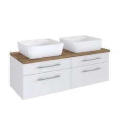 Outlet Doppel Waschtischschrank Tropezia Waschbeckenunterschränke
