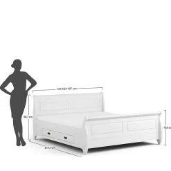 Doppelbett Aluko*Pharao24 New