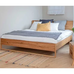 Doppelbett Eiche geölt Kojas*Pharao24 Online