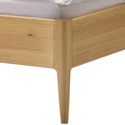 Outlet Doppelbett Eiche hell Coriga Doppelbetten|Massivholzbetten