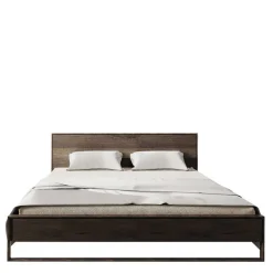 Doppelbett Eiche Rauchfarben Azenta*Pharao24 Best