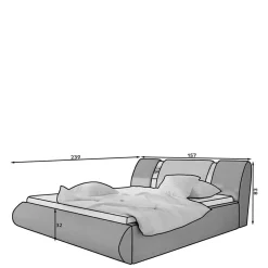 Outlet Doppelbett Irmla Funktionsbetten|Schubkastenbetten