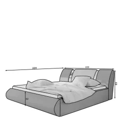 New Doppelbett Ortava Funktionsbetten|Schubkastenbetten