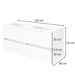 New Doppelwaschtisch Varison Waschbeckenunterschränke