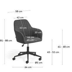 Drehstuhl mit Armlehnen Triumph*Pharao24 New