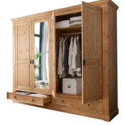 New Drehtürenschrank Crondira Massivholzmöbel|Drehtürenschränke