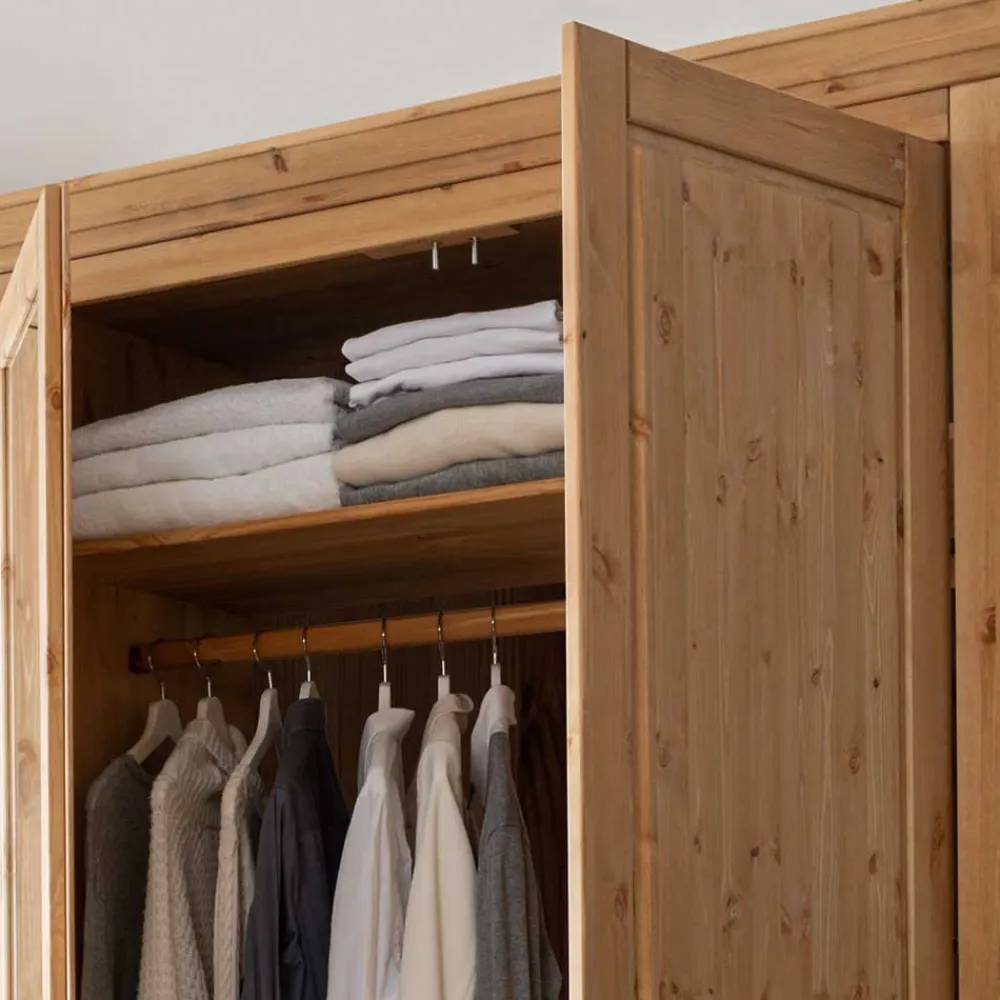 New Drehtürenschrank Crondira Massivholzmöbel|Drehtürenschränke