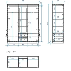 Sale Drehtürenschrank Flurencina Drehtürenschränke|Kleiderschränke