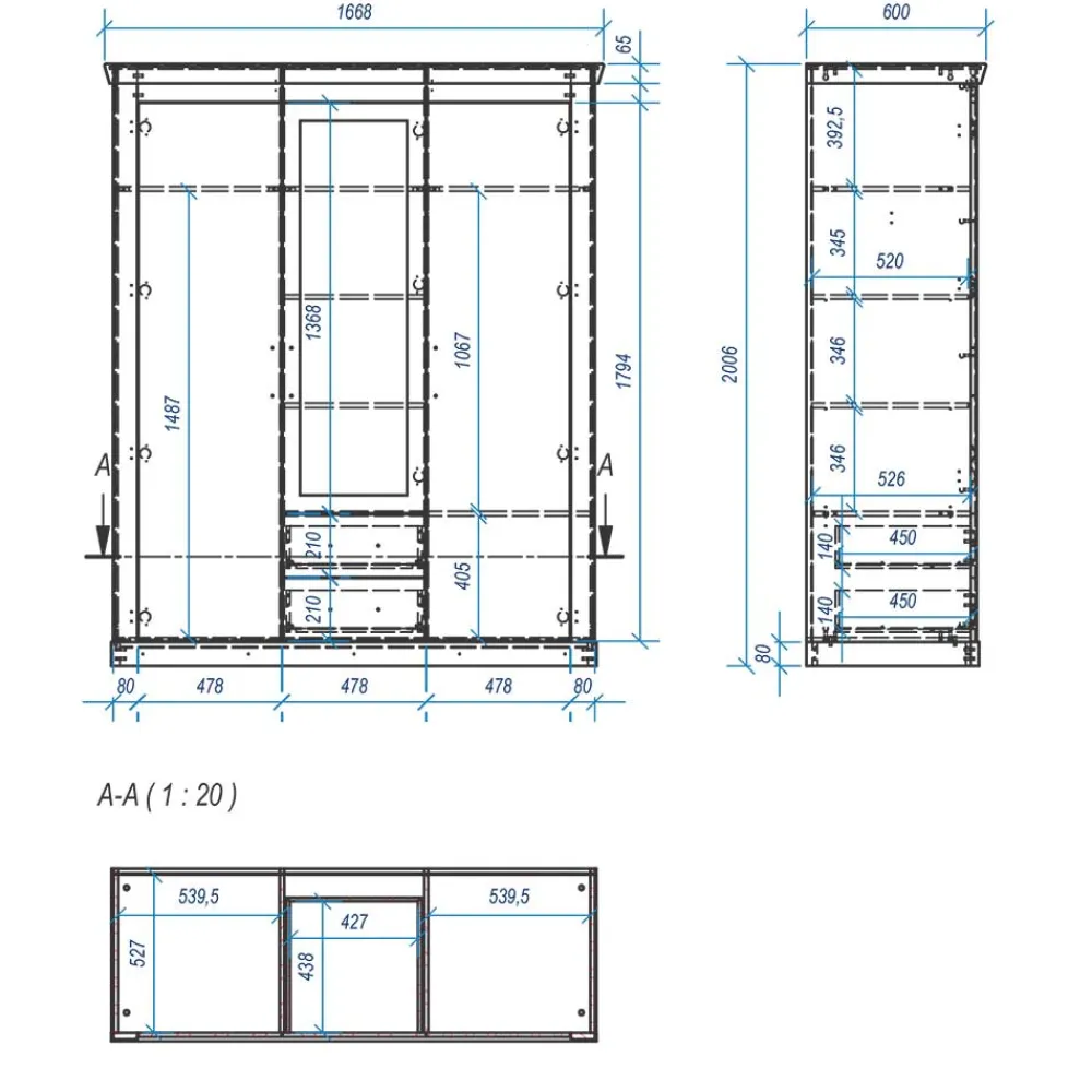Sale Drehtürenschrank Flurencina Drehtürenschränke|Kleiderschränke
