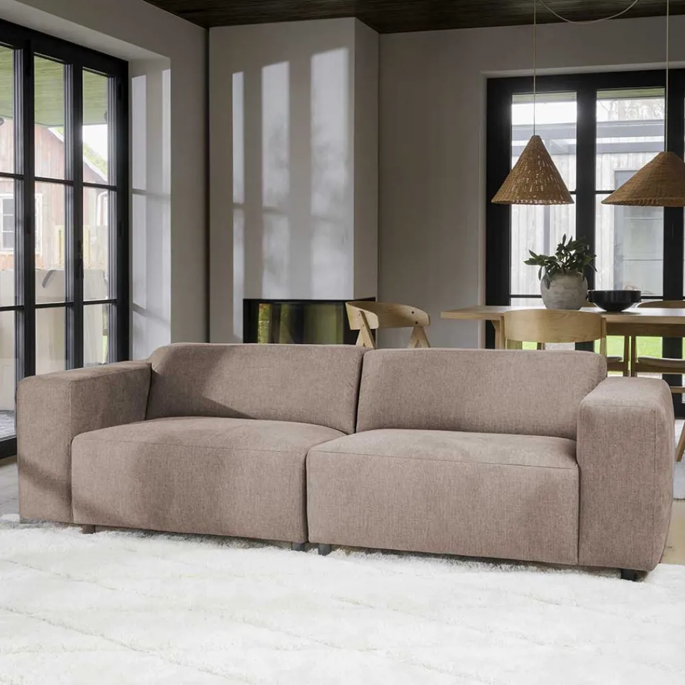Sale Dreisitzer Couch Beige Manaos 3 Sitzer Sofa