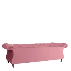 Hot Dreisitzer rosa Barock Lisbon Wohnzimmercouch|3 Sitzer Sofa