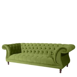 Clearance Dreisitzer Sofa Samtvelours Jesses Wohnzimmercouch|3 Sitzer Sofa