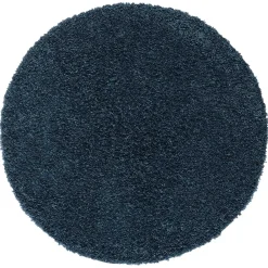 Dunkelblauer Shaggy Teppich Albert*Pharao24 Hot