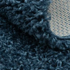 Dunkelblauer Shaggy Teppich Albert*Pharao24 Hot