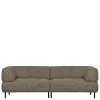 Dunkelbraun meliertes Sofa Chimi*Pharao24 Hot