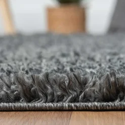 Dunkelgrauer Shaggy Teppich Pablos*Pharao24 Online
