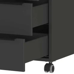 Dunkelgraues Büromöbelset Abby*Pharao24 Discount