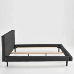 New Dunkelgraues Polsterbett Vilarila Polsterbetten