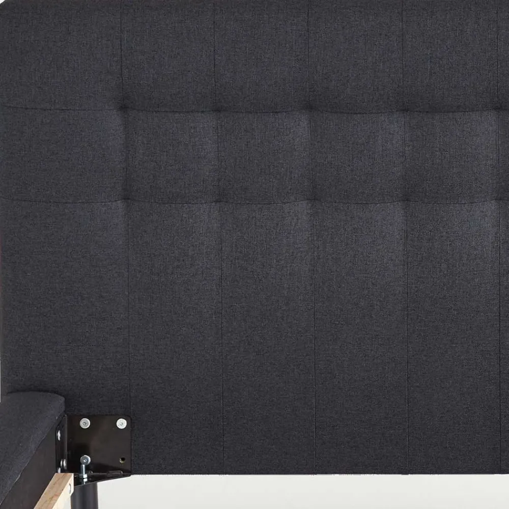 New Dunkelgraues Polsterbett Vilarila Polsterbetten