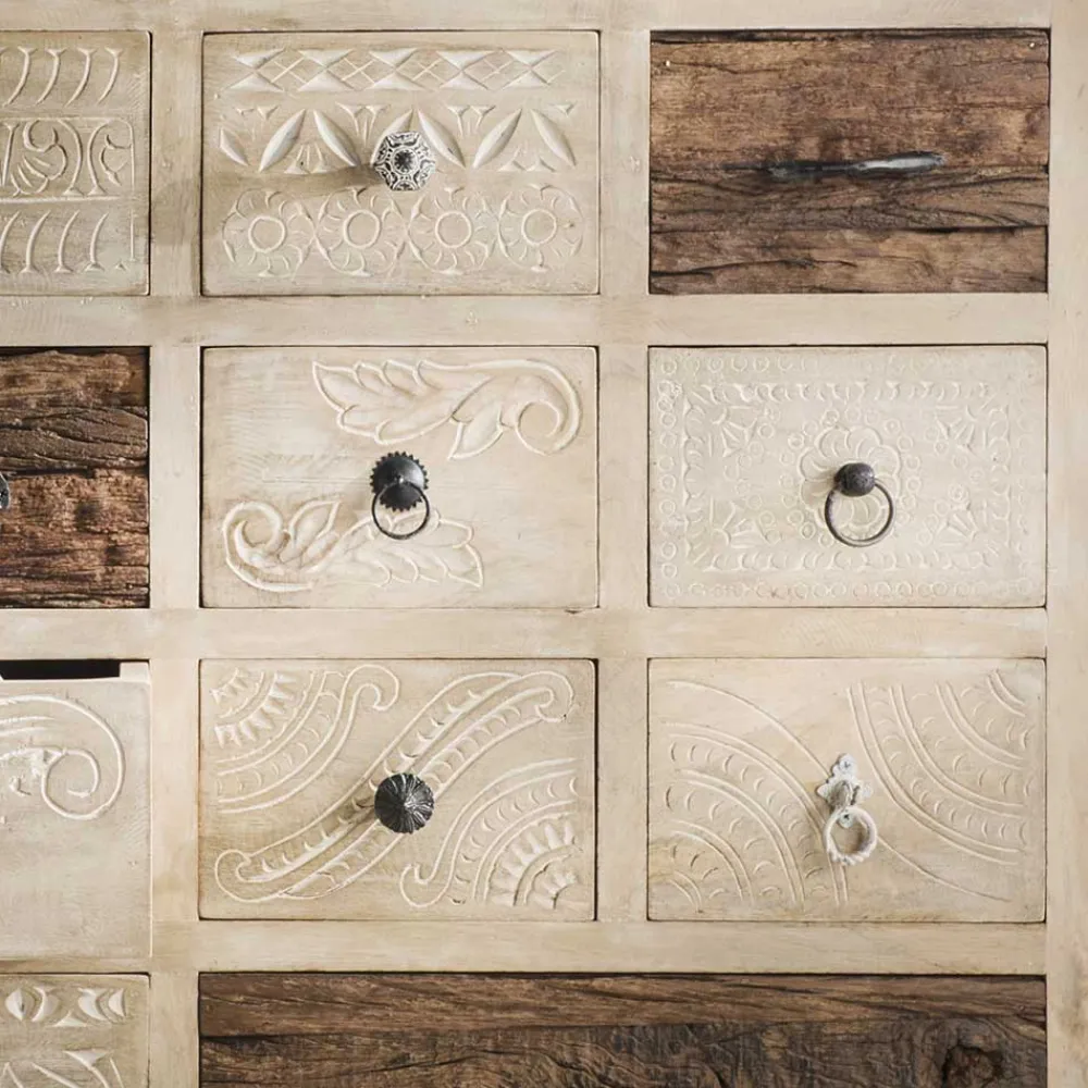 Hot Echtholz Kommode Kayden Küchenkommode|Wohnzimmerkommoden