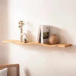 Outlet Echtholz Regal Muleda Massivholzregale|Wandregale