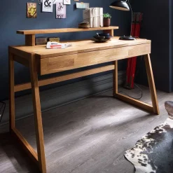 Clearance Echtholz Schreibtisch Mediteranos Massivholzmöbel|Computertische