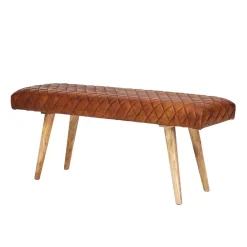 Clearance Echtleder Bank Nelsons Küchenbank|Esszimmerbänke