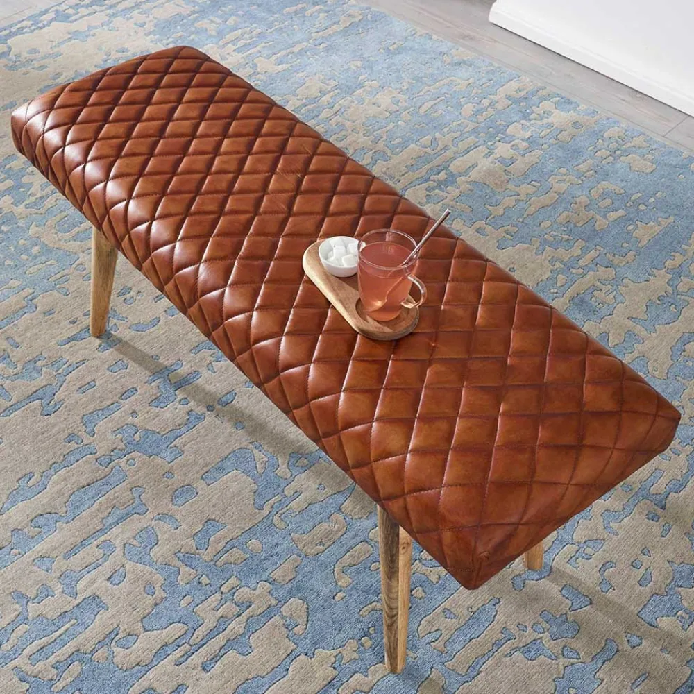 Clearance Echtleder Bank Nelsons Küchenbank|Esszimmerbänke