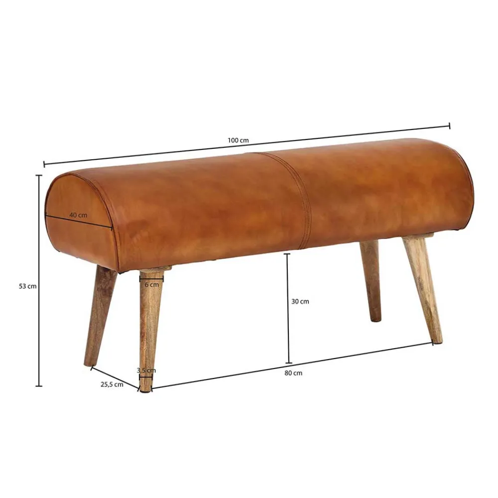 Clearance Echtleder Sitzbank Edgas Küchenbank|Polsterbänke