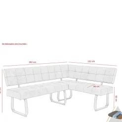 Online Eckbank Pontecuna Küchenbank|Esszimmerbänke