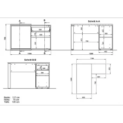 Eckbürotisch Nastia Computertische|Jugendschreibtische