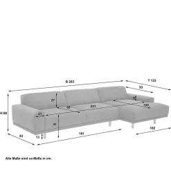 Outlet Eckcouch Lavronica Wohnlandschaften|Ecksofas