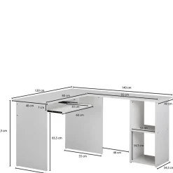 Discount Eckschreibtisch Liyadiro Schreibtische