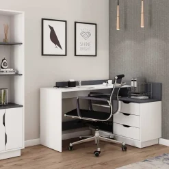 Eckschreibtisch mit Schubladen Dori*Pharao24 Outlet