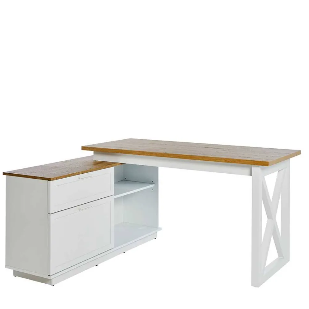 Eckschreibtisch Stephanie*Pharao24 Clearance